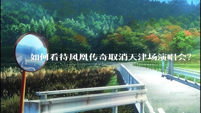 如何看待凤凰传奇取消天津场演唱会？